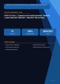  CSLB C10 Test 1 Actual 2026&sol;2027 &ndash; 100&percnt; Verified &vert; Detailed Rationales &ndash; Pass Guaranteed &ndash; A&plus; Graded