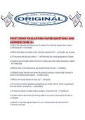 PIVOT POINT EVALUATION PAPER QUESTIONS AND ANSWERS SURE A&period;pdf