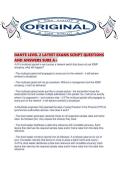 DANTE LEVEL 2 LATEST EXAMS SCRIPT QUESTIONS AND ANSWERS SURE A&period;pdf