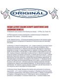 HCQM LATEST EXAMS SCRIPT QUESTIONS AND ANSWERS SURE A&period;pdf