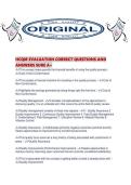 HCQM EVALUATION CORRECT QUESTIONS AND ANSWERS SURE A&period;pdf