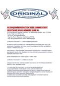 VA DEQ SWM INSPECTOR 2026 EXAMS SCRIPT QUESTIONS AND ANSWERS SURE A&period;pdf