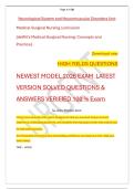 Neurological System and Neuromuscular Disorders Unit  &NewLine;Medical-Surgical Nursing curriculum  &NewLine;&lbrack;deWit's Medical-Surgical Nursing&colon; Concepts and &NewLine;Practice&rsqb;&period;