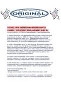 VA DEQ SWM INSPECTOR COMPREHENSIVE CORRECT QUESTIONS AND ANSWERS SURE A&period;pdf