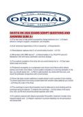 DAVITA RN 2026 EXAMS SCRIPT QUESTIONS AND ANSWERS SURE A&period;pdf