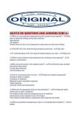DAVITA RN QUESTIONS AND ANSWERS SURE A&period;pdf