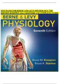 Test Bank for Berne and Levy Physiology 7th Edition Koeppen &vert; Complete Chapters 1-44 &vert; Medical Physiology Exam Prep