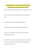 TEXAS BARBER EXAM  &vert;  COMPLETE QUESTIONS WITH 100&percnt; RATED EXPERT SOLUTIONS &vert;2026 LATEST UPDATED