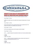 GENESYS CLOUD QUALITY MANAGEMENT TEST BANK ALL QUESTIONS AND ANSWERS SURE A&period;pdf
