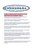 FLORIDA GUARDIANSHIP EXAMINATION SET QUESTIONS AND ANSWERS SURE A&period;pdf