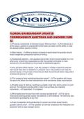 FLORIDA GUARDIANSHIP UPDATED COMPREHENSIVE QUESTIONS AND ANSWERS