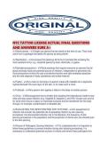NYC TATTOO LICENSE ACTUAL FINAL QUESTIONS AND ANSWERS SURE A&period;pdf