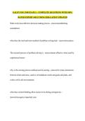 GALEN NSG 3100 EXAM 1 &vert;  COMPLETE QUESTIONS WITH 100&percnt; RATED EXPERT SOLUTIONS &vert;2026 LATEST UPDATED