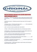 MECHATRONICS REVIEW 2026 EXAM QUESTIONS AND ANSWERS SURE A&period;pdf