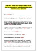 LETRS UniTS 1-4 POSTTEST EXAM WiTH CORRECT ACTUAL&NewLine;QUESTiOnS AnD CORRECTLY WELL DEFinED AnSWERS LATEST&NewLine;ALREADY GRADED A&plus; &lpar;2026&sol;2027