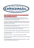 NAUI INSTRUCTOR REVIEW ALL 2026 QUESTIONS AND ANSWERS RATED A&period;pdf