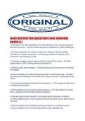 NAUI INSTRUCTOR QUESTIONS AND ANSWERS RATED A&period;pdf