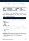 WGU D089 OBJECTIVE ASSESSMENT &lpar;OA&rpar; &vert; 70 ACTUAL QUESTIONS AND ANSWERS &vert; 2026 UPDATE &vert; WITH COMPLETE SOLUTIONS&period;