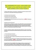 HESI COMPREHENSIVE EXIT EXAM 1 EXAM ALBERTA EXAM&NewLine;WITH CORRECT ACTUAL QUESTIONS AND CORRECTLY WELL&NewLine;DEFINED ANSWERS LATEST ALREADY GRADED A&plus; 