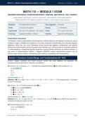MATH 110 M1 EXAM - REQUIRES RESPONDUS LOCKDOWN BROWSER &plus; WEBCAM &vert; 2026 UPDATE &vert; 100&percnt; CORRECT&period;