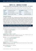 MATH 110 M10&colon; EXAM - REQUIRES RESPONDUS LOCKDOWN BROWSER &plus; WEBCAM &vert; 2026 UPDATE &vert; 100&percnt; CORRECT&period;