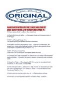 NAUI INSTRUCTOR UPDATED EXAMS SCRIPT 2026 QUESTIONS AND ANSWERS RATED A&period;pdf