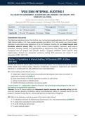 WGU D560 INTERNAL AUDITING I &vert; &lpar;OA&rpar; OBJECTIVE ASSESSMENT &vert; 59 QUESTIONS AND ANSWERS &vert; 2026 UPDATE &vert; WITH COMPLETE SOLUTIONS&period;
