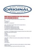 IRRSP MAIN EXAMINATION 2026 QUESTIONS AND ANSWERS RATED A&period;pdf