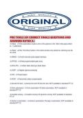 PRO TOOLS 201 CORRECT FINALS QUESTIONS AND ANSWERS RATED A&period;pdf