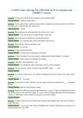 CA DMV Class C Driving Test UPDATED ACTUAL Questions and&NewLine;CORRECT Answers