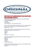 PRO TOOLS 201 COMPREHENSIVE 2026 QUESTIONS AND ANSWERS RATED A&period;pdf