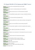 PCA Manual UPDATED ACTUAL Questions and CORRECT Answers