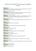BIOS 242 exam 3 UPDATED ACTUAL Questions and CORRECT&NewLine;Answers