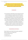 EMT Midterm Exam JB Learning Questions with Correct Verified Answers &lpar;311 Q&A&rpar; Emergency Medical Technician Study Guide & Practice Exam
