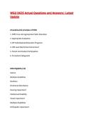 WGU D635 Actual Questions and Answers&vert; Latest Update
