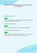 F100-CGSC X100 Questions and Answers with Verified Solutions &vert;&NewLine;Latest 2026 Update