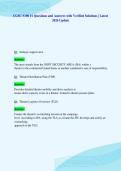 CGSC S100 &num;1 Questions and Answers with Verified Solutions &vert; Latest&NewLine;2026 Update