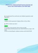 CHAM Arrival - Patient and Family Experience Questions and&NewLine;Answers with Verified Solutions &vert; Latest 2026 Update
