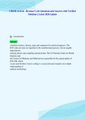 CHAM Arrival - Revenue Cycle Questions and Answers with Verified&NewLine;Solutions &vert; Latest 2026 Update
