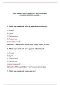 &rpar; Anatomy and Physiology IV with Lab&NewLine;&vert; Questions & Answers &vert; 100&percnt; C