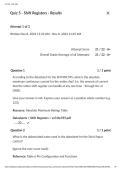 CST 8227&vert;Quiz 1&comma;2&comma;3&comma;4 & 5&vert;Midterm Exam&vert; Shift Register  Updated RATED A&plus; &vert; NEW &vert; 100&percnt; Correct&vert; Algonquin College