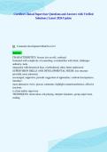 Certified Clinical Supervisor Questions and Answers with Verified&NewLine;Solutions &vert; Latest 2026 Update
