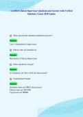 Certified Clinical Supervisor Questions and Answers with Verified&NewLine;Solutions &vert; Latest 2026 Update