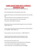 CSWA QUESTIONS WITH CORRECT ANSWERS 2026