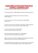 CSWA SIMULATION QUESTIONS WITH CORRECT ANSWERS 2026
