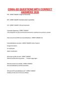 CSWA-SD QUESTIONS WITH CORRECT &NewLine;ANSWERS 2026