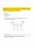 Engineering Statics Cable Analysis Solved Problems Structural Mechanics Practice Exam with Step-by-Step Solutions Tension&comma; Sag&comma; & Cable Lengths &lpar;Latest 2026-2027&rpar;&period;pdf&NewLine;&NewLine;