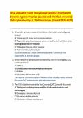 DISA Specialist Exam Study Guide Defense Information Systems Agency Practice Questions & Verified Answers DoD Cybersecurity & IT Infrastructure &lpar;Latest 2026-2027&rpar;&period;pdf&NewLine;&NewLine;