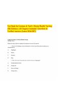 Test Bank for Gorman & Neeb&rsquo;s Mental Health Nursing &lpar;5th Edition&rpar;-All Chapters Included-Questions & Verified Answers &lpar;Latest 2026-2027&rpar;&period;pdf&NewLine;&NewLine;