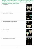 Skeletal Lab Exam Study Guide - Comprehensive Anatomy Review - Verified Questions and Answers - A&plus; Guaranteed Exam Prep - Guaranteed Success - Latest Edition